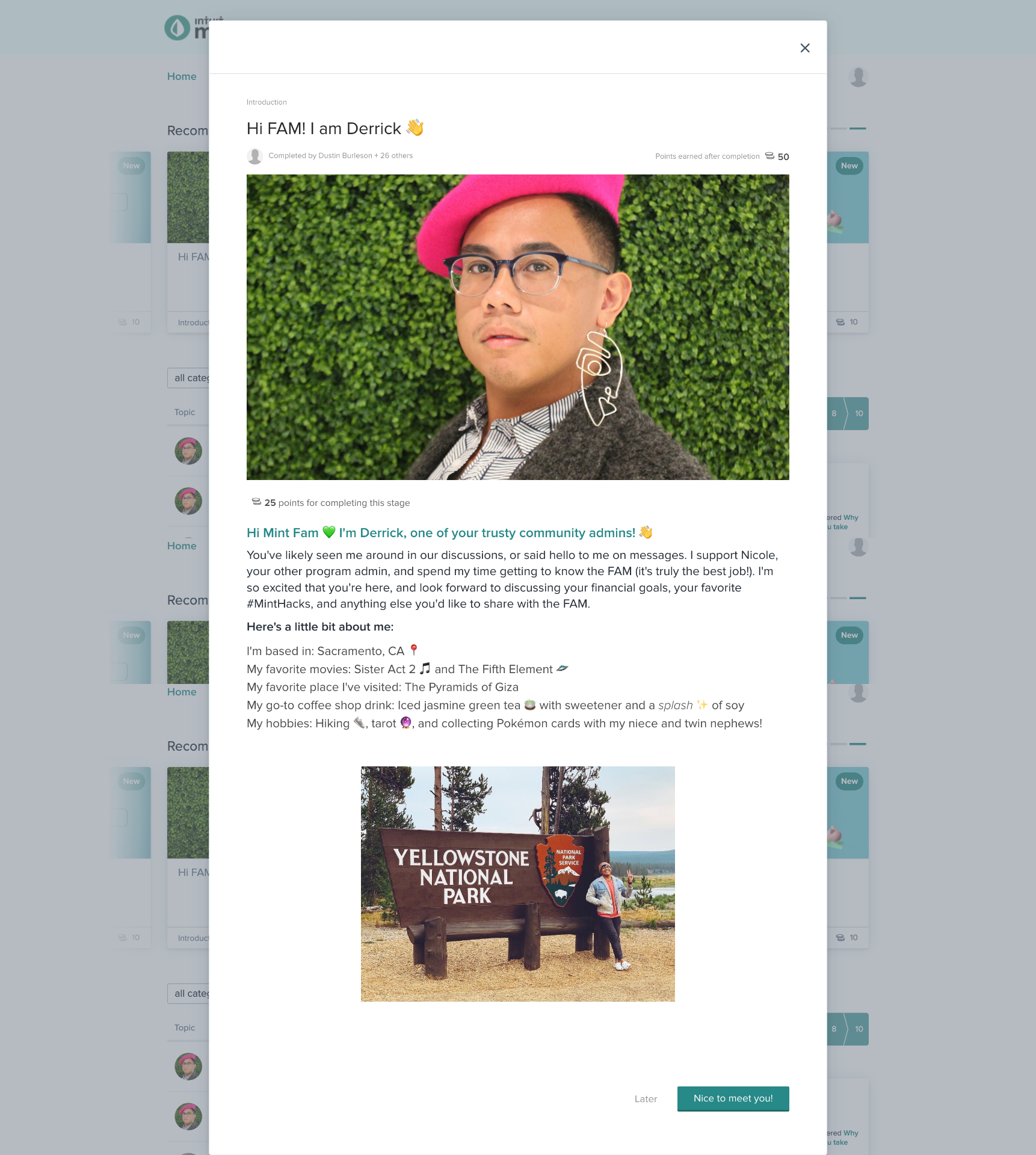 MintFam spotlight